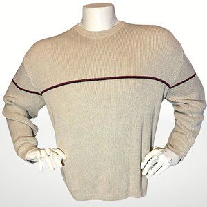 Natural Fiber Cotton Blend Structure L Sweater